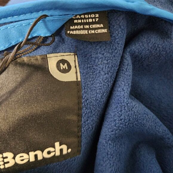 Bench Performance Quick Dry Full Zip Mens Windbreaker Technical Streetwear - Picture 6 of 9